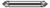 0.3750" (3/8) Shank DIA x 45° per side  DE- 4 Helical FL