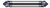 0.3750" (3/8) Shank DIA x 45Â° per side DE- 4 Helical FL - AlTiN Coated  HARVEY TOOL  SKU HARTO1-785024-C3