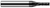 8 RH Teeth, 10 LH Teeth - 0.1250" (1/8) Cutter DIA x 1.0000" (1) LOC - Amorphous Diamond Coated Â– HARVEY TOOL Â– SKU HARTO1-785208-C4