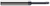 6 FL - 0.0310" (1/32) Cutter DIA x 0.0470" (3/64) LOC x 0.2500" (1/4) Reach - AlTiN Nano Coated Â– HARVEY TOOL Â– SKU HARTO1-786031-C6
