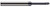6 FL - 0.0930" (3/32) Cutter DIA x 0.1400" (9/64) LOC x 0.5000" (1/2) Reach - AlTiN Nano Coated  HARVEY TOOL  SKU HARTO1-786293-C6
