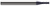 4 FL - 0.0930" (3/32) Cutter DIA x 0.0050" Radius x 0.3750" (3/8) LOC - AlTiN Coated Â– HARVEY TOOL Â– SKU HARTO1-787593-C3