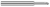 0.1180" (3 mm) Neck DIA x 0.5910" Reach x 45Ã‚Â° per side - 2 FL Â– HARVEY TOOL Â– SKU HARTO1-788345