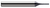 4 FL - 0.0220" Cutter DIA x 0.1320" LOC - AlTiN Nano Coated Â– HARVEY TOOL Â– SKU HARTO1-793322-C6