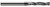 3 FL - 0.1250" (1/8) Cutter DIA x 0.3750" (3/8) LOC - Amorphous Diamond Coated Â– HARVEY TOOL Â– SKU HARTO1-798708-C4