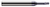 4 FL - 0.0780" (5/64) Cutter DIA x 0.1180" LOC x 0.4060" (13/32) Reach - AlTiN Coated  HARVEY TOOL  SKU HARTO1-803178-C3