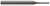 4 FL - 0.1250" (1/8) Cutter DIA x 0.3750" (3/8) LOC x 0.7500" (3/4) Reach Â– HARVEY TOOL Â– SKU HARTO1-805808