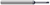 5 FL - 0.2500" (1/4) Cutter DIA x 0.0050" Radius x 0.3750" (3/8) LOC x 2.0000" (2) Reach - AlTiN Nano Coated
