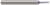 3 FL - 0.1875" (3/16) Cutter DIA x 0.2850" LOC x 1.1560" (1-5/32) Reach - TiB2 Coated Â– HARVEY TOOL Â– SKU HARTO1-814212-C8