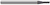 4 FL - 2.500 mm Cutter DIA x 7.500 mm LOC - AlTiN Nano Coated Â– HARVEY TOOL Â– SKU HARTO1-821351-C6