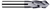 0.5000" (1/2) Cutter DIA x 1.0000" (1) LOC x 90Ã‚Â° included - 4 FL - AlTiN Coated Â– HARVEY TOOL Â– SKU HARTO1-824032-C3