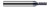 5 FL - 0.0310" (1/32) Cutter DIA x 0.1250" (1/8) LOC  - AlTiN Nano Coated