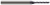 4 FL - 0.0400" Cutter DIA x 0.3250" LOC - AlTiN Coated Â– HARVEY TOOL Â– SKU HARTO1-845540-C3