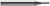 3 FL - 0.0080" (.2 mm) Cutter DIA x 0.0240" LOC Â– HARVEY TOOL Â– SKU HARTO1-835908