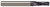 2-56 - 0.0650" Cutter DIA x 0.1250" (1/8) LOC - 3 FL - AlTiN Nano Coated  HARVEY TOOL  SKU HARTO1-836710-C6
