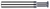 0.5000" (1/2) Cutter DIA x 0.1880" Width x 0.5000" (1/2) Neck Length - 90Ã‚Â° Included Angle - 8 FL - AlTiN Nano Coated Â– HARVEY TOOL Â– SKU HARTO1-838832-C6