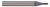 6 FL - 0.1406" (9/64) Cutter DIA x 0.4250" LOC  - AlTiN Nano Coated