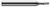 3 FL - 0.0400" Cutter DIA x 0.0600" LOC x 0.1600" Reach Â– HARVEY TOOL Â– SKU HARTO1-844440