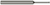 0.1250" (1/8) Head DIA x 0.3750" (3/8) Neck Length x 45Ã‚Â° per side - 6 FL Â– HARVEY TOOL Â– SKU HARTO1-846425
