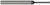 0.1875" (3/16) Head DIA x 0.5630" Neck Length x 45Ã‚Â° per side - 6 FL - AlTiN Coated Â– HARVEY TOOL Â– SKU HARTO1-846435-C3