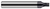 7 FL - 0.0390" (1 mm) Cutter DIA x 0.1170" LOC - AlTiN Nano Coated Â– HARVEY TOOL Â– SKU HARTO1-854839-C6
