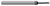 3 FL - 0.0390" (1 mm) Cutter DIA x 0.0590" LOC x 0.2400" Reach - AlTiN Coated  HARVEY TOOL  SKU HARTO1-860639-C3