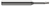 3 FL - 0.0250" Cutter DIA x 0.0380" LOC x 0.1750" Reach Â– HARVEY TOOL Â– SKU HARTO1-868225