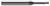 3 FL - 0.0390" (1 mm) Cutter DIA x 0.0590" LOC x 0.2810" (9/32) Reach - AlTiN Coated Â– HARVEY TOOL Â– SKU HARTO1-868239-C3