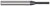 6 FL - 0.0400" Cutter DIA x 0.2400" LOC - AlTiN Nano Coated Â– HARVEY TOOL Â– SKU HARTO1-868540-C6
