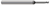 4 FL - 0.0620" (1/16) Cutter DIA x 0.0930" (3/32) LOC x 0.5000" (1/2) Reach - Amorphous Diamond Coated