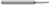 4 FL - 0.1180" (3 mm) Cutter DIA x 0.1770" LOC x 0.9500" Reach