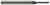 3 FL - 0.0500" Cutter DIA x 0.2030" (13/64) LOC - AlTiN Coated  HARVEY TOOL  SKU HARTO1-895750-C3