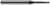 4 FL - 0.0930" (3/32) Cutter DIA x 0.2790" LOC x 0.7500" (3/4) Reach - AlTiN Coated