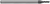 3 FL - 0.0470" (3/64) Cutter DIA x 0.0100" Radius x 0.1410" LOC - Amorphous Diamond Coated Â– HARVEY TOOL Â– SKU HARTO1-904647-C4