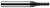 0.5000" (1/2) Cutter DIA x 1.5000" (1-1/2) LOC x 140Ã‚Â° included - 12 RH Teeth, 14 LH Teeth - Amorphous Diamond Coated Â– HARVEY TOOL Â– SKU HARTO1-908132-C4