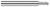0.0470" (3/64) Neck DIA x 0.1410" Reach x 30Ã‚Â° per side - 2 FL Â– HARVEY TOOL Â– SKU HARTO1-911030