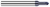 0.0470" (3/64) Neck DIA x 0.1410" Reach x 30Ã‚Â° per side - 2 FL - AlTiN Coated Â– HARVEY TOOL Â– SKU HARTO1-911030-C3