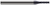 4 FL - 0.2500" (1/4) Cutter DIA x 0.0200" Radius x 1.2500" (1-1/4) LOC - AlTiN Coated Â– HARVEY TOOL Â– SKU HARTO1-917120-C3