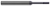 6 FL - 1.000 mm Cutter DIA x 3.000 mm LOC x 8.000 mm Reach - AlTiN Nano Coated Â– HARVEY TOOL Â– SKU HARTO1-924722-C6