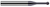 0.1560" (5/32) Cutter DIA x 0.5000" (1/2) Neck Length x 270Ã‚Â° Wrap Angle - 16 RH Teeth, 13 LH Teeth - AlTiN Coated Â– HARVEY TOOL Â– SKU HARTO1-926510-C3