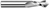 0.0930" Cutter DIA x 0.3750" (3/8) LOC x 100Ã‚Â° included - 2 FL Â– HARVEY TOOL Â– SKU HARTO1-928593