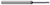 4 FL - 0.1875" (3/16) Cutter DIA x 0.0150" (1/64) Radius x 0.2850" LOC x 1.8750" (1-7/8) Reach - AlTiN Nano Coated  HARVEY TOOL  SKU HARTO1-932612-C6