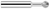0.1875" (3/16) Cutter DIA x 0.1870" (3/16) Neck Length x 300Ã‚Â° Wrap Angle - 4 FL Â– HARVEY TOOL Â– SKU HARTO1-933012