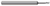 3 FL - 0.1180" (3 mm) Cutter DIA x 0.1770" LOC x 0.7350" Reach  HARVEY TOOL  SKU HARTO1-937105