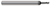 3 FL - 0.0310" (1/32) Cutter DIA x 0.0460" LOC x 0.1250" (1/8) Reach - Amorphous Diamond Coated Â– HARVEY TOOL Â– SKU HARTO1-945531-C4