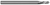 3 FL - 0.0100" Cutter DIA x 0.0150" (1/64) LOC Â– HARVEY TOOL Â– SKU HARTO1-958110