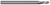 3 FL - 0.3750" (3/8) Cutter DIA x 0.5700" LOC  HARVEY TOOL  SKU HARTO1-823124