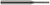 4 FL - 0.0310" (1/32) Cutter DIA x 0.0930" (3/32) LOC x 0.2500" (1/4) Reach