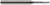 4 FL - 0.0310" (1/32) Cutter DIA x 0.0930" (3/32) LOC x 0.2500" (1/4) Reach