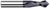 0.0780" (5/64) Cutter DIA x 0.2500" (1/4) LOC x 60° included - 2 FL - AlTiN Coated
